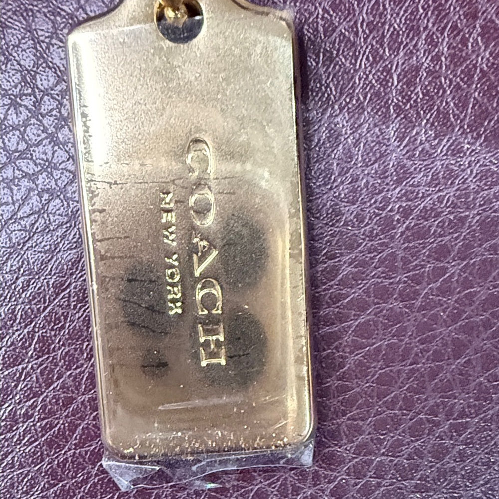 Coach Derby Deep Burgundy Leather Tote- NWOT - Picture 11 of 11
